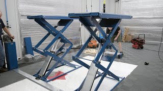 Nussbaum Jumbo HF 7 Scissor Lift Installation [upl. by Miahc]