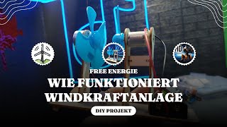 Freie Energie aus Windkraft Bau und Funktionsweise einer Windkraftanlage [upl. by Jerrie]