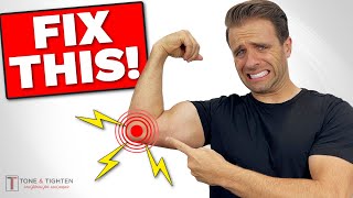 FIX Inner Elbow Pain Golfers Elbow  Medial Epicondylitis [upl. by Kingston]