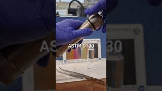 Test corrosion test ASTM D130 [upl. by Hobie]