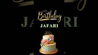 Happy birthday JAFari jafari happybirthday happybirthdaywishes birthday happybirthdaytoyou [upl. by Hnid669]