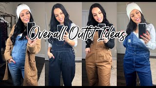 OVERALL OUTFIT IDEAS  HOW TO STYLE OVERALLS  CARHARTT OVERALL TRY ON HAUL [upl. by Notnilc230]