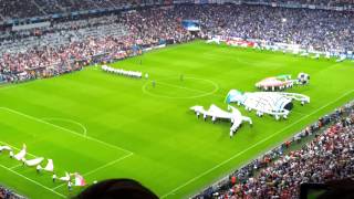 Uefa Champions League Finale 2012 Munich Bayern  Chelsea  Opening Ceremony [upl. by Dituri580]