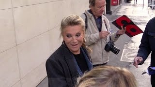 EXCLUSIVE Sheila arriving at RTL radio station in Paris [upl. by Dleifniw]