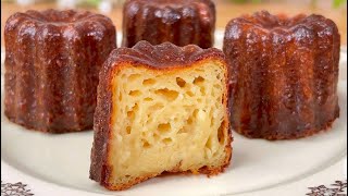 Cannelés Bordelais Croustillants et fondants Meilleur petit gâteau Français Un dessert légendaire [upl. by Yerac]