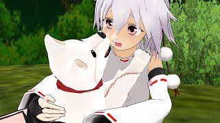 【東方MMD】椛と「わんこ」Wolf meets Dog【ＭＭＤ紙芝居】【犬走椛】【射命丸文】【飯綱丸龍】東方mmd [upl. by Llemor]