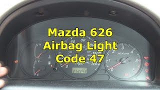 Mazda 626 Airbag light Flashing  Code 47 [upl. by Thetes148]