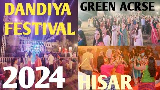 DANDIYA FESTIVAL 2024  GREEN ACRES HISAR  dandiya2024 dandiyafestival greenacres hisar [upl. by Asit898]