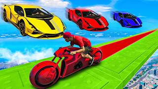 GTA V MOTO TRON vs CARRO  o jogo mais rápido MITEI [upl. by Spalding]