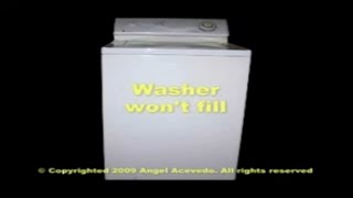 Maytag Washing Machine Not Filling With Water  See What Parts You Need To Check [upl. by Julissa114]