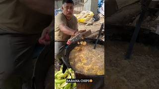 BANANA CHIPS 😍  Indian street food shorts [upl. by Nicolai]