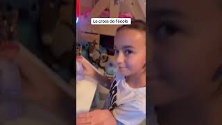 Cross de l’école pour Lilo shortvideo humour mereetfille [upl. by Leikeze]