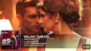 WAJAH TUM HO FULL SONG WITH LYRICS HATE STORY 3 [upl. by Eselrahc]