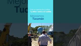 El gobernador Jaldo controló el traslado y ensamble de la Balsa La Niña en el dique El Cadillal [upl. by Leksehcey]