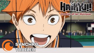 HAIKYU Das Playoff der Müllhalde  SynchroTrailer [upl. by Mayeda]