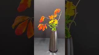 Autumn Elegance Peruvian Lilies and Leaves Arrangement [upl. by Olram]