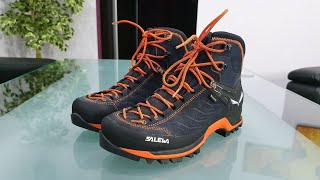 Buty trekkingowe SALEWA MS MTN TRAINER MID GTX 20200118 [upl. by Strain133]