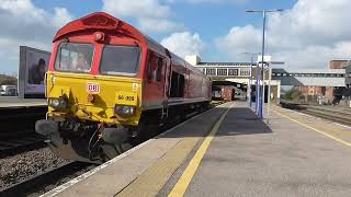 66099 4O21 0920 Trafford Park Euro Term to Soton W Docks Berth 109 [upl. by Eulalia]