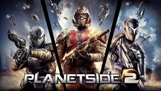 Planetside 2 Gameplay  Running on a PS4  E3 2014 [upl. by Ynamad]