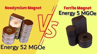 neodymium magnets vs ferrite magnet or ceramic magnet which one is powerful [upl. by Torras]