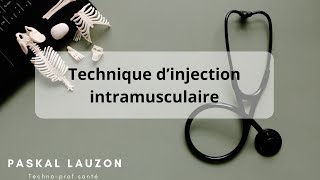 Technique d’injection intramusculaire [upl. by Rissa]