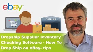 Dropship Supplier Inventory Checking Software  How To Drop Ship on eBay tips [upl. by Cly]