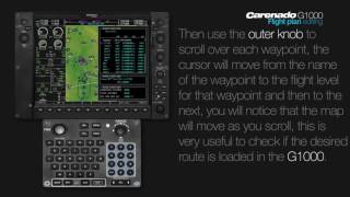 Chapter 3  Carenado G1000 Flight Plan  Flight Plan Editing [upl. by Finah]