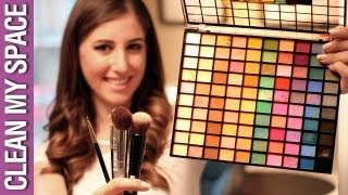 How to Clean Makeup Brushes amp 10 More Great Makeup Cleaning Tips Cosmetic Cleaning Clean My Space [upl. by Sedberry]