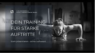 Dein Training für starke Auftritte  Präsentations und Lampenfiebertraining [upl. by Eemia]