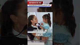 Una niña interrumpe a la presidenta claudiasheinbaum y así fue su reacción mexico news amor 4t [upl. by Ernesto]