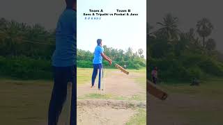 Team A vs Team B 😎 One Over Match 🏏 cricket gullymatch streetcricket trending [upl. by Aes]