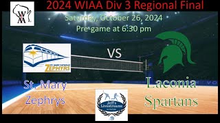 TBD at Laconia WIAA Div 3 Regional Final 102624 [upl. by Salis568]