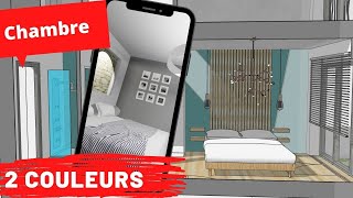 Astuce peinture chambre adulte 2 couleurs évitez ces 3 erreurs [upl. by Namielus]