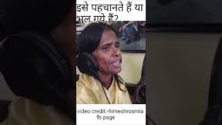 Ranu mandal streetartist singer ytshorts viralvideo himeshreshammiya [upl. by Abagael201]