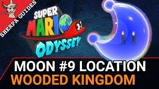 Wooded Kingdom Moon 9 Thanks for the Charge Location  Super Mario Odyssey [upl. by Ydniw]