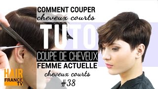 Coiffure  une coupe courte HAIR France TV [upl. by Esinet]