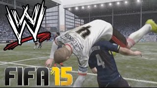 FIFA 15 Fails  With WWE Commentary 4 [upl. by Adimra]