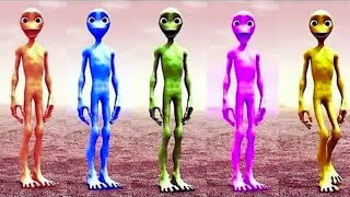 Wrong Heads DAME TU COSITA and PATILA Alien Green El Chombo Dance CHALLENGE [upl. by Lucien217]