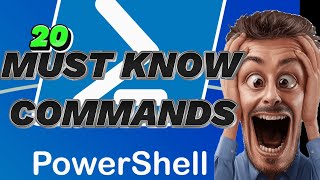 PowerShell commands You NEED to Know [upl. by Alane384]