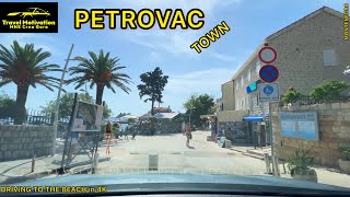 PETROVAC vožnja do Plaže u Septembru 2024  PETROVAC Town Driving Tour in 4K MNE Crna Gora [upl. by Tirb]