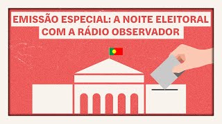 Legislativas 2024 a noite eleitoral numa emissão especial da Rádio Observador [upl. by Hairem]