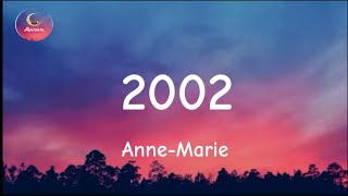 AnneMarie  2002 Official lyrics [upl. by Hakceber334]