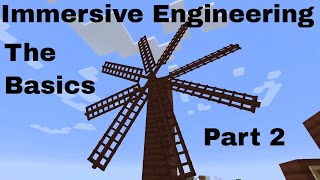 Minecraft  Immersive Engineering  The basics  Part Two  Getting Power [upl. by Wilek]