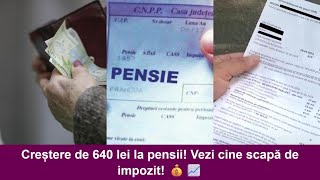 Noua lege a pensiilor 2024 creșteri semnificative pensionari pensie [upl. by Derian]