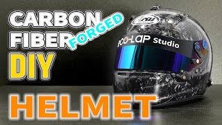 How to Make a Forged Carbon Fiber Helmet DIY Making Split Mold amp Helmet [upl. by Imuya]