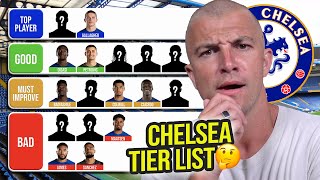 Chelsea TIER LIST RANKING CHELSEA PLAYERS 2324 SO FAR 😳 [upl. by Ause]