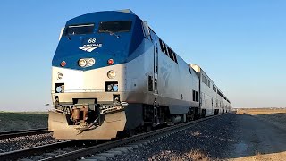 ZOOM 110 mph amtrak trains in Brighton IL [upl. by Tarabar888]