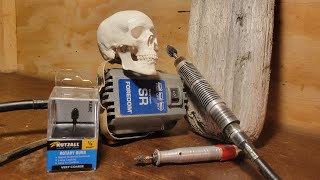 Showing the foredom Sr series with the industrial flex shaft amp Dremel carving [upl. by Idnaj]