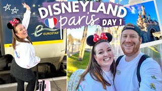 DISNEYLAND PARIS 🏰 🇫🇷 DAY ONE • Eurostar Travel Day Sequoia Lodge Golden Forest amp Captain Jacks ✨ [upl. by Nna91]