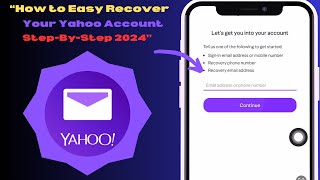 quotHow to Recover Your Yahoo Account with Phone Number on iPhone Quick amp Easy Guidequot [upl. by Ardnasyl267]